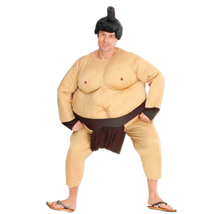 万圣节演出服装成人男女 cos日本相扑服 大胖子武士摔跤服饰