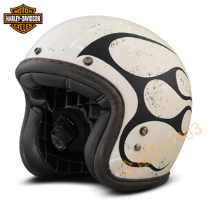 哈雷戴维森复古头盔harleydavidson摩托车骑行四分之三34个性秋冬