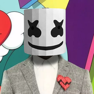 百大dj棉花糖折纸模头盔面具音乐节酒吧演出发光气氛派对道具cos