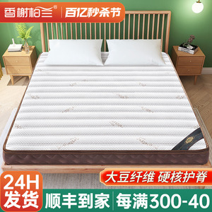床垫软硬垫护脊棕垫纯天然椰棕乳胶两用10公分单人8cm厚1米2床垫