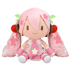 樱花初音未来 fufu 50厘米超巨大毛绒布偶正品 世嘉sega