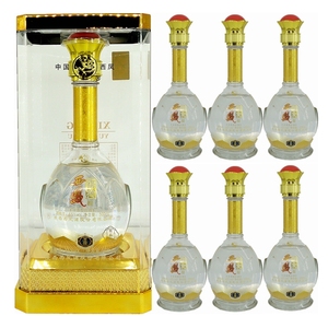 西凤酒45度御窖贡品级浓香型国产礼盒装西风白酒整箱6瓶价