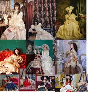60漂亮宝贝儿童摄影演出服淘宝出租欧式宫廷女公主裙欧洲贵族礼服