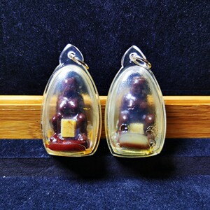 木贞泰国工艺品 阿赞哇啦 咩烫鳃 挂饰吊坠 防水壳小摆件