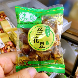 小来兰花豆500g牛汁豆牛肉味蚕豆瓣苏州特产小包装零食坚果炒货