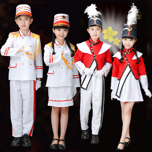 儿童鼓号队服装中小学生仪仗队管乐队表演幼儿园升旗手仪式演出服