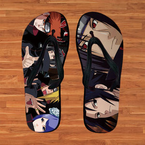 火影忍者动漫拖鞋鸣人佐助鼬人字拖凉鞋二次元周边宅品男女夹脚拖
