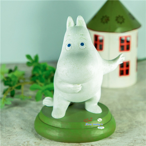 日本代购 moomin姆明精灵一起跳舞吧树脂公仔手办摆件
