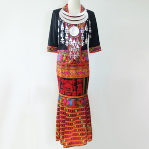 海南黎族服装新款外嫁女黎锦服饰哈杞方言润赛方言美孚方言服装女