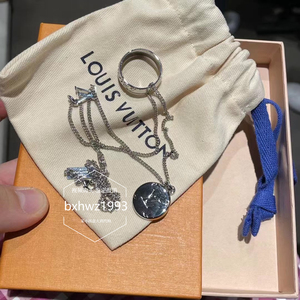 笨小孩代购 lv路易威登银色三合一monogram男女款吊坠项链m62485