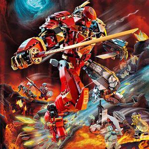 乐高幻影忍者火焰机甲