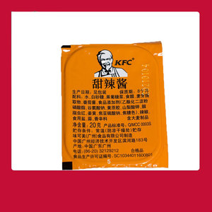肯德基口味甜辣酱商用上校鸡块蘸酱家用薯条黄金鸡块蘸酱20盒包邮