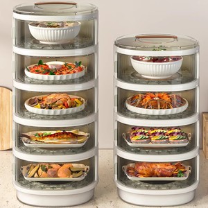 保温菜盖罩2023新款家用保温饭菜神器餐桌剩菜食物罩菜盘罩收纳盒