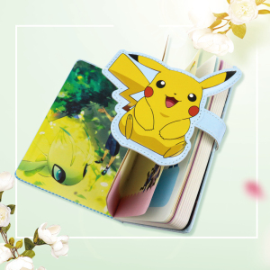 皮卡丘手账本精灵宝可梦可爱文具周边磁扣笔记本记事日记本子.