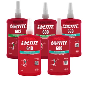 乐泰680 648 638  620 609 圆柱形固持厌氧密封胶水轴承胶250ml