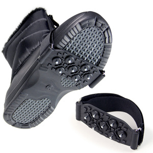 日本vaxpot冰爪防滑鞋套雪地登山钉鞋简易便携户外装备冰抓雪爪