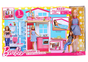 芭比娃娃经典款Barbie变色狗狗购物小达人旅行家非凡公主女孩玩具