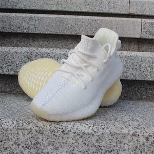 椰子350 纯白冰淇淋跑步鞋yezzy满天星透气休闲运动鞋莆田潮鞋