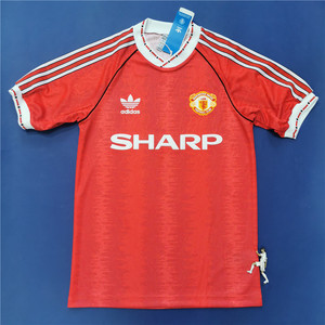 曼联 90/92 复古 主场 球衣 hp0455