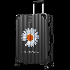 monalisa/蒙娜丽莎行李箱潮旅行箱铝框拉杆箱万向轮20寸小型女男