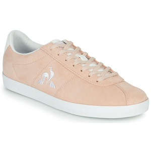 le coq sportif乐卡克休闲舒适板鞋玫瑰色春秋女鞋ambre法国品牌