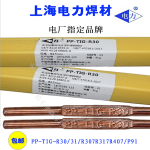 上海电力焊丝R30R31R40R307R317R407耐热钢P91T91E9015-B9电焊条