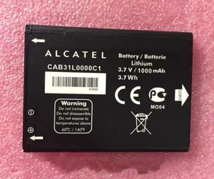 适用于ALCATEL CAB31L0000C1/2 OT813 i808 TCL T66 A890手机电池