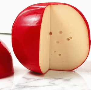 热销即食皇冠高达淡味伊顿奶酪球荷兰进口红波芝士红波奶酪500g装