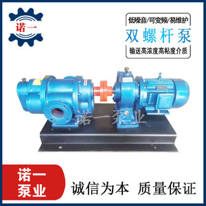 双螺杆卫生级螺杆泵 沥青耐高温电动泵 挤压耐酸耐腐蚀自吸输送泵