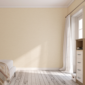 加厚羊绒墙布无缝全屋素色温馨卧室婚房客厅沙发电视背景纯色壁布