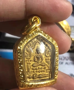 泰国佛牌 正品 龙婆添 佛历2517年 扑力小模坤平