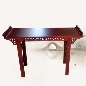 供桌条案供台榫卯高腿仿古中式家用简约案几贡品桌天地桌培训道具