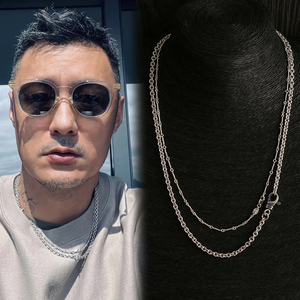 一休老银匠 ikkyu goros 925纯银 叠戴项链套装余文乐同款 百搭款