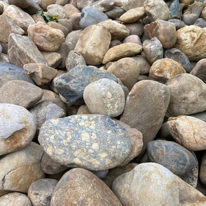 鹅卵石溪流石天然超大河石溪流沙鱼缸底沙庭院池塘造景园艺装饰石