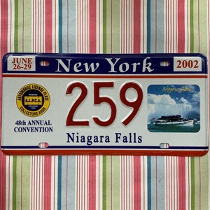 美国车牌newyorkny纽约州259道具国外国牌照复古装饰牧马人jk