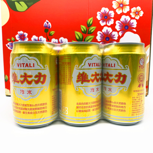 台湾家乐福采购维大力汽水6罐*330ml
