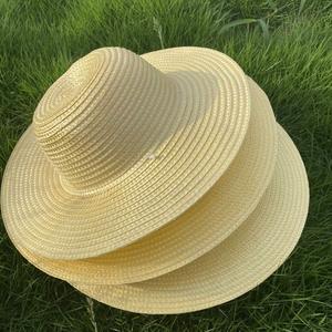 夏季男女防晒帽农民草帽遮阳帽子可印字劳保用品大檐草帽洋气好看