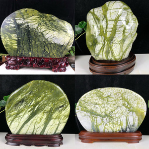 玉树石岫玉原石天然奇石头礼品礼物客厅办公室工艺装饰品家居摆件