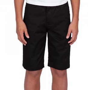 新品美国儿童黑色volc钻石滑板幼儿短裤男童装直筒5分裤少年中裤