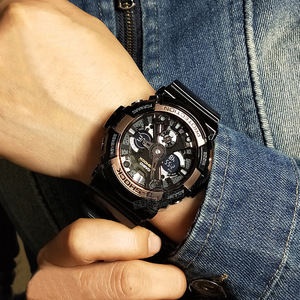 卡西欧黑色玫瑰金