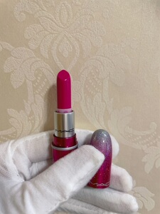 无盒 mac口红 breathing fire 1.7g芭比玫粉色