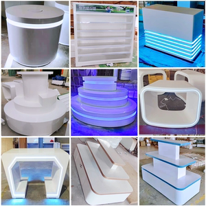 超市货架多层多功能简易陈列产品吧台展台发光中岛展示台地台汽车