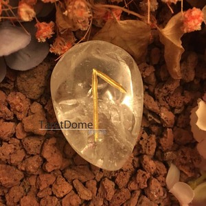 天然水晶rune如尼符文卢恩石laguz—女性的卢恩提升女性直觉