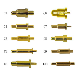 定制pogopin大电流弹簧顶针 电池连接器充电触点电流针模具探针