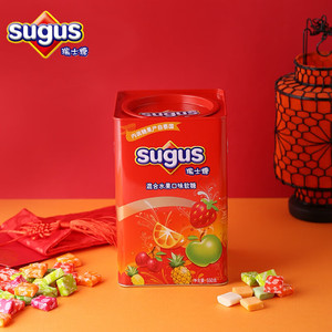 Sugus瑞士糖混合水果味软糖550g新年糖喜糖果儿童零食年货送礼