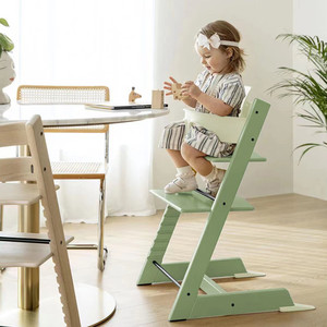 实木成长椅儿童餐椅宝宝吃饭座椅学习椅婴儿高脚椅吃饭家用椅子