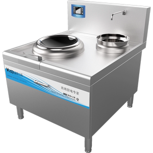 威士浦12kw单头单尾小炒炉商用电磁灶食堂炉饭店炉商业炉爆炒大锅