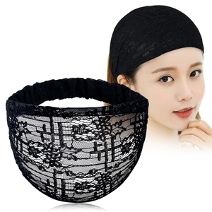 镂空蕾丝头巾帽洋气大花朵包头帽遮白发薄头套女帽子安心猴旗舰店