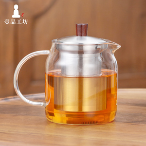玻璃茶壶泡茶家用茶水分离带过滤红茶冲茶器电陶炉煮茶壶茶杯套装