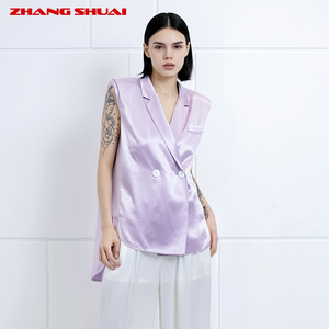 张帅原创设计修身气眼西服女明星同款zhangshuai服饰旗舰店3493